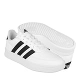 TENIS CABALLERO ADIDAS BREAKNET 2.0 HP9426 SIMIPIEL BLANCO