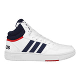 TENIS CABALLERO ADIDAS HOOPS GY5543 SIMIPIEL BLANCO