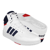 TENIS CABALLERO ADIDAS HOOPS GY5543 SIMIPIEL BLANCO