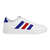 TENIS CABALLERO ADIDAS BREAKNET HP9424 SIMIPIEL BLANCO