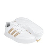 TENIS DAMA ADIDAS BREAKNET ID7116 SIMIPIEL BLANCO