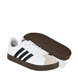 TENIS DAMA ADIDAS COURT VL ID3714 SIMIPIEL BLANCO