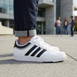 TENIS JOVEN ADIDAS HOOPS 3.0 JI3471 SIMIPIEL BLANCO 20.5-25