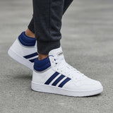 TENIS ADIDAS HOOPS HOMBRE JQ9995 SIMIPIEL BLANCO