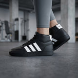 TENIS ADIDAS BREAKNET HOMBRE JR3570 SIMIPIEL NEGRO