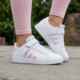 TENIS ADIDAS GRAND COURT MUJER GY2327 SIMIPIEL BLANCO