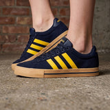 TENIS ADIDAS DAILY 4.0 JOVEN JH6929 GAMUZA AZUL 20-25