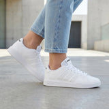 TENIS ADIDAS ADVANTAGE HOMBRE IF4135 SIMIPIEL BLANCO