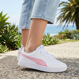TENIS PUMA RICKIE JUNIOR MUJER 38431138 SIMIPIEL BLANCO