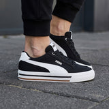 TENIS PUMA COURT CLASSIC VULC JOVEN 39655803 TEXTIL NGO 20-25