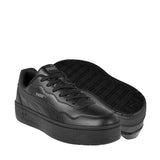 TENIS PUMA COURT LOW MUJER 40036802 SIMIPIEL NEGRO