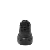 TENIS PUMA COURT LOW MUJER 40036802 SIMIPIEL NEGRO