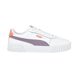 TENIS PUMA CARINA 2.0 MUJER 38618520 SIMIPIEL BLANCO