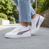 TENIS PUMA CARINA 2.0 MUJER 38618520 SIMIPIEL BLANCO