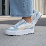 TENIS PUMA KARMEN IDOL JR MUJER 39887604 PIEL BCO