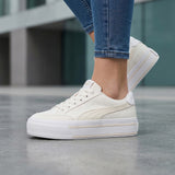 TENIS PUMA COURT CLASSIC MUJER 40232902 TEXTIL BLANCO