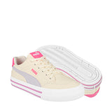 TENIS PUMA COURT CLASSIC MUJER 39655823 TEXTIL BEIGE