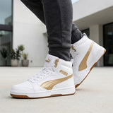 TENIS PUMA JOVEN REBOUND 6 JOVEN 40795501 SIMI BCO 20-24