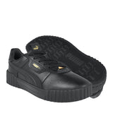 TENIS PUMA CARINA 3.0  MUJER 40072402 SIMIPIEL NEGRO