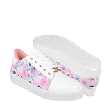 TENIS CASUALES DAMA STYLO 3787 SIMIPIEL BLANCO