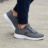TENIS SKECHERS LITE-WEIGHT HOMBRE 894046GYNV TEXTIL GRIS