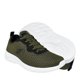 TENIS SKECHERS HOMBRE 894046OLV TEXTIL VERDE