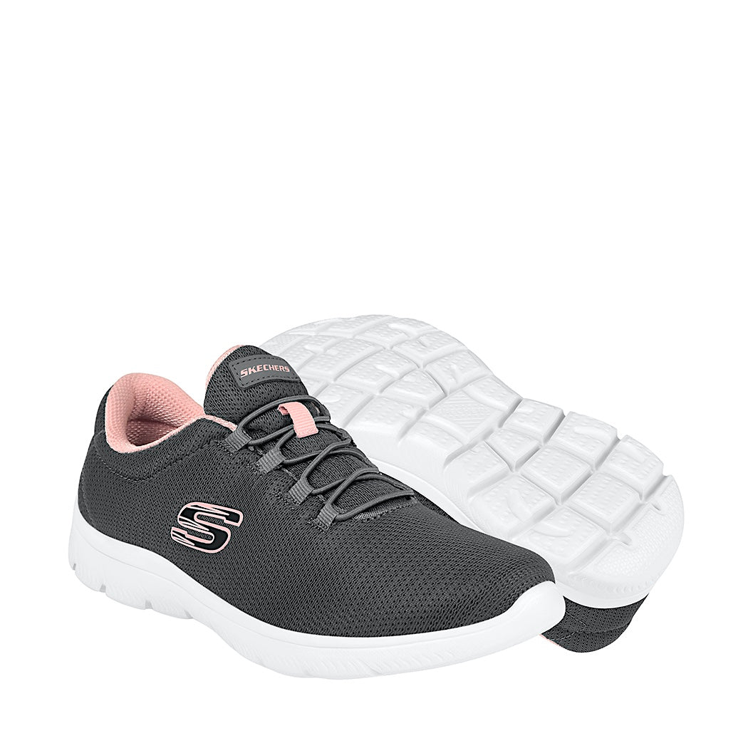 TENIS SKECHERS MUJER 10000MXGYPK TEXTIL GRIS Gris 23