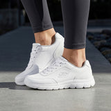 TENIS SKECHERS MUJER 10003MXWHT SIMIPIEL BLANCO