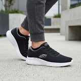 TENIS SKECHERS HOMBRE 232830BKW TEXTIL NEGRO
