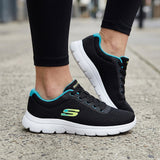 TENIS SKECHERS MUJER 2110005BLK TEXTIL NEGRO