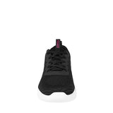 TENIS SKECHERS MUJER 2110007BKPK TEXTIL NEGRO