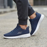 TENIS SKECHERS HOMBRE 2120007NVY TEXTIL AZUL