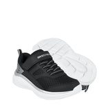 TENIS SKECHERS NIÑO 403718LBKSL TEXTIL NEGRO 17-22