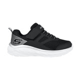 TENIS SKECHERS NIÑO 403718LBKSL TEXTIL NEGRO 17-22