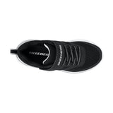 TENIS SKECHERS NIÑO 403718LBKSL TEXTIL NEGRO 17-22