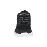 TENIS SKECHERS NIÑO 403718LBKSL TEXTIL NEGRO 17-22
