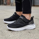 TENIS SKECHERS NIÑO 403718LBKSL TEXTIL NEGRO 17-22