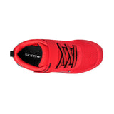 TENIS SKECHERS NIÑO 403932LRDBK TEXTIL ROJO 17-21