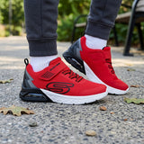 TENIS SKECHERS NIÑO 403932LRDBK TEXTIL ROJO 17-21