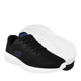 TENIS SKECHERS BOBS HOMBRE 20007MXBKW TEXTIL NEGRO