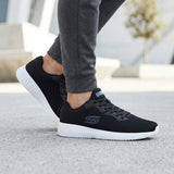 TENIS SKECHERS BOBS HOMBRE 20007MXBKW TEXTIL NEGRO