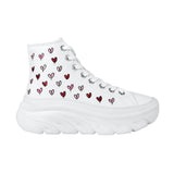 TENIS SKECHERS FUNKY MUJER 155485WRPK TEXTIL BCO/ROSA/ROJO
