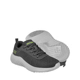 TENIS SKECHERS BOUNDER KAR NIÑO 403745LCHAR TEXT GRIS