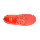 TENIS CASUALES DAMA DC TX MX ADJS300194CRL TEXTIL NARANJA