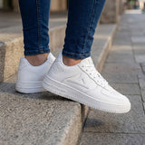 TENIS CASUALES CABALLERO PIRMA 5002 SIMIPIEL BLANCO