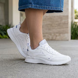 TENIS CASUALES DAMA PIRMA 8507 PIEL BLANCO