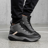 Tenis Pirma para hombre, color simipiel negro, corrida 25-29