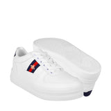 TENIS DAMA STYLO 173 SIMIPIEL BLANCO