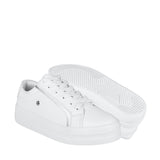 TENIS CASUALES DAMA STYLO 9010 SIMIPIEL BLANCO