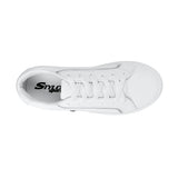 TENIS CASUALES DAMA STYLO 9010 SIMIPIEL BLANCO